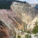 The view of the Grand Canyon of the Yellowstone from the Artist Point area is incredible.