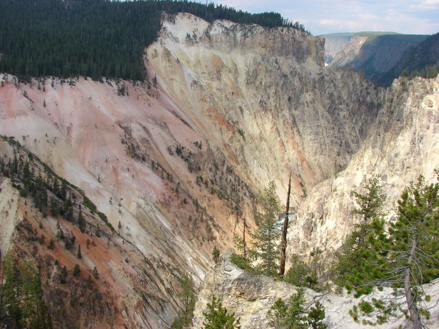 The view of the Grand Canyon of the Yellowstone from the Artist Point area is incredible.