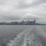 It was awesome to watch Seattle from the ferry.