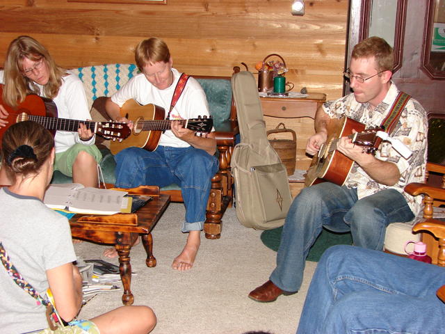At Ben's house, there was always music.