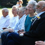 The audience is charmed by the couple and the ceremony.