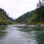 It's cloudy, of course, (We ARE in Oregon!) but the river is beautiful.