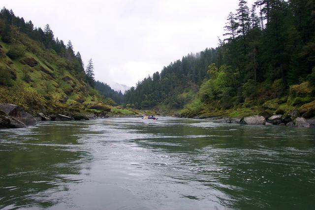 It's cloudy, of course, (We ARE in Oregon!) but the river is beautiful.