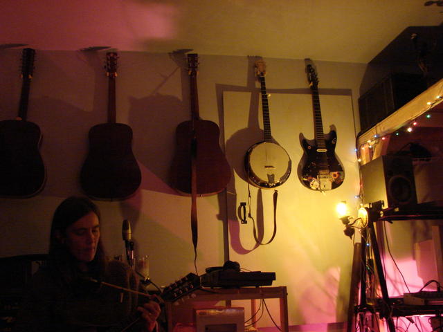 Here are a few of Mike's stringed instruments.