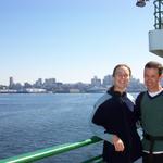 I met Lindsay and Ben in Seattle and we took the ferry to Port Townsend.