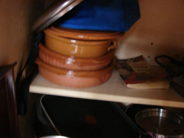Clay pots from Spain.