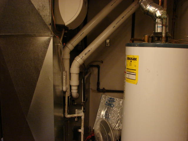 Water tank and new furnace (2006-2007)