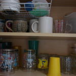 Some cups from Janet and Julie's near Roscoe.  Some of these glasses are LW's.