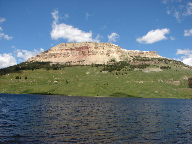 Beartooth Butte and Beartooth Lake.