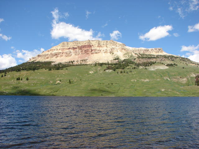 Beartooth Butte and Beartooth Lake