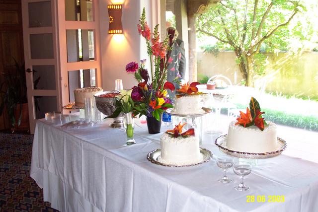 The cake table