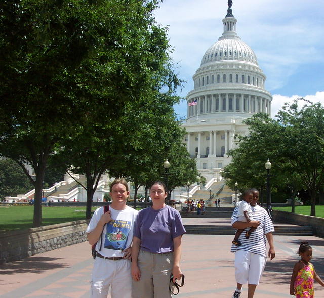 Chris and Carrie in front of the Capitol Building