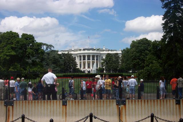 This is as close as you can get to the White House.