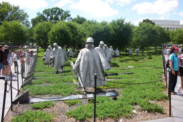 Part of the Korean War Memorial