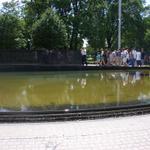 This reflecting pool is also part of the Korean War Memorial