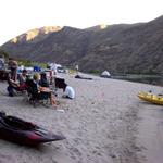Here we are at the Washington camp and our last night on the river.  This was nooner camp from two years ago.