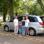 Judy, Peggy, Easton and Conli visit Montana 2007