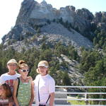 Still the same day, we stopped at Mount Rushmore.