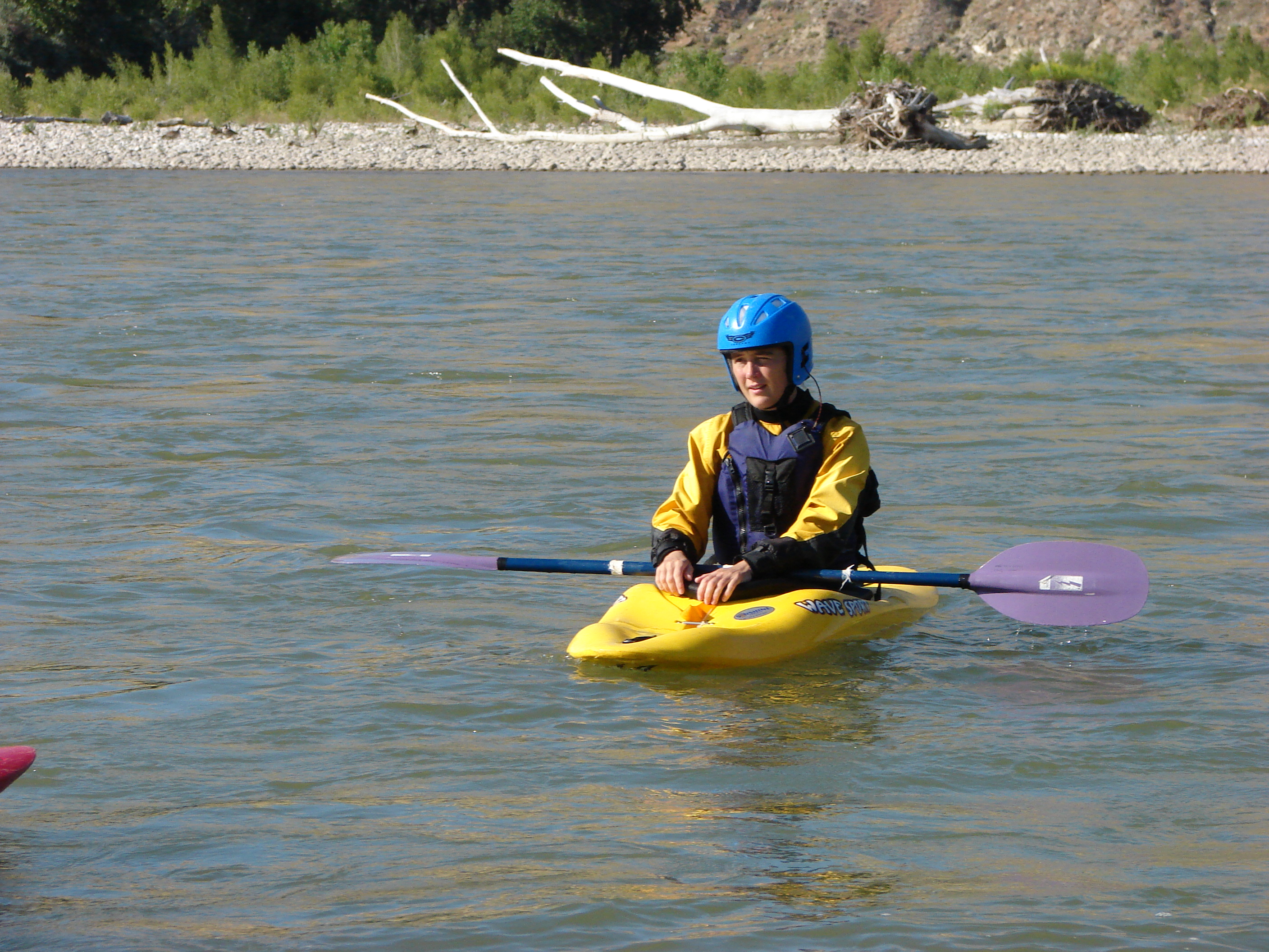 Lindsay is one of our safety boaters.