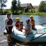 The Okies go rafting on the Stillwater  2007