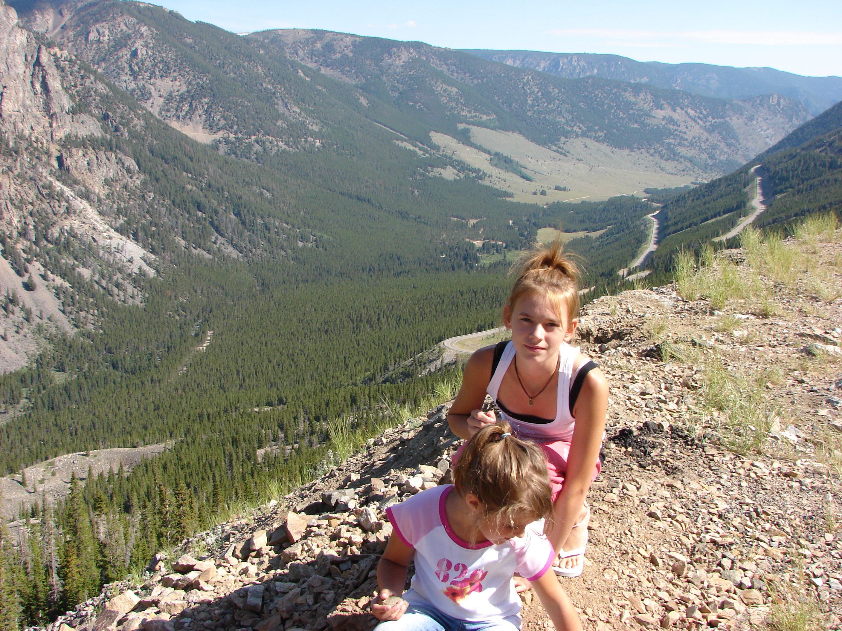 On Sunday, we started up the Beartooth Highway.