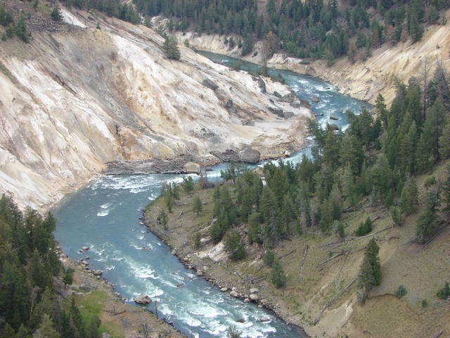 The view from Calcite Spring is gorgeous!