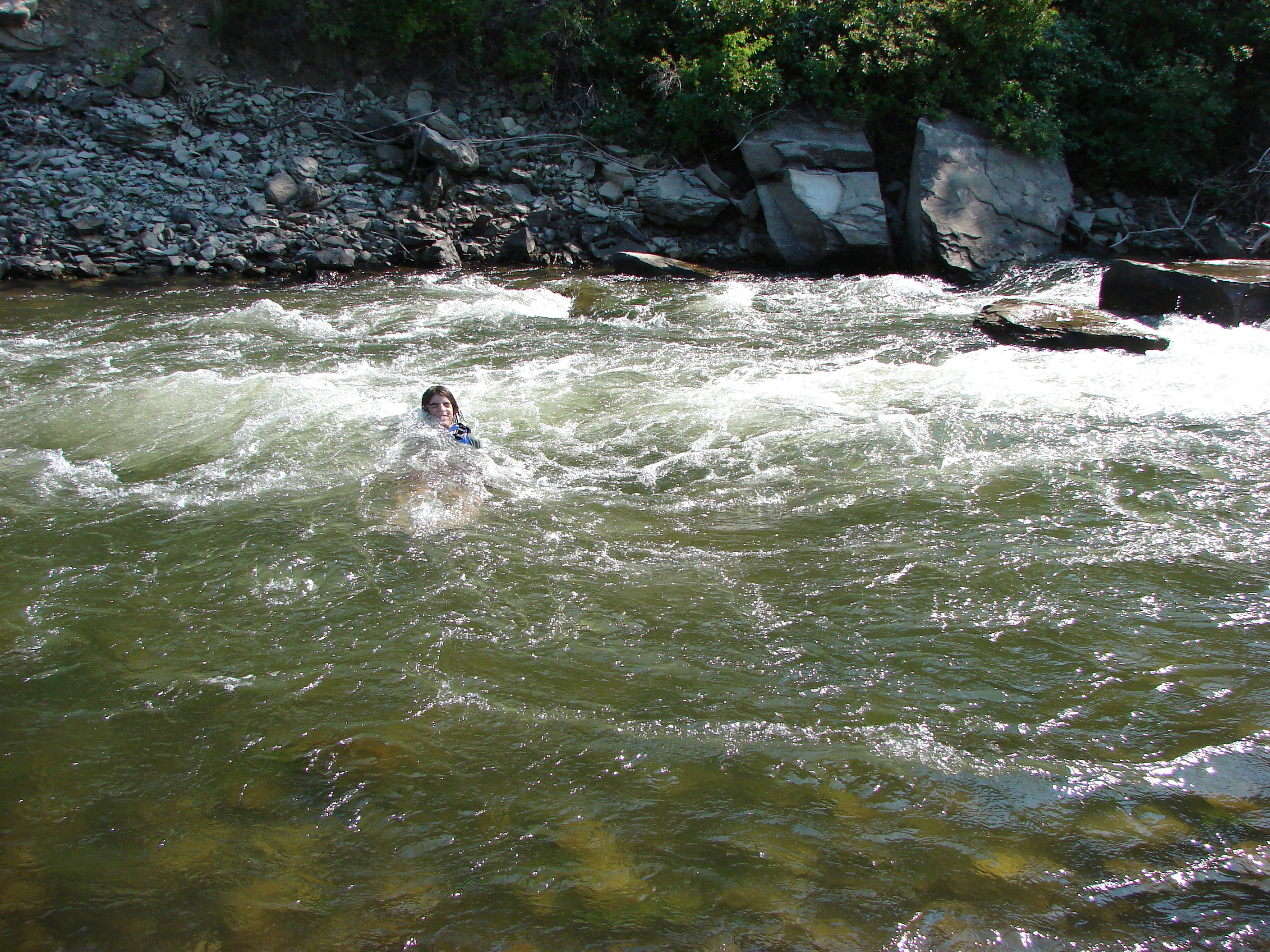 The water was cool, but not cold.