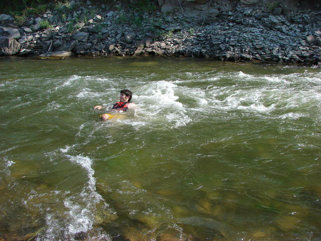 The water was also pretty clear, although moss is starting to grow.