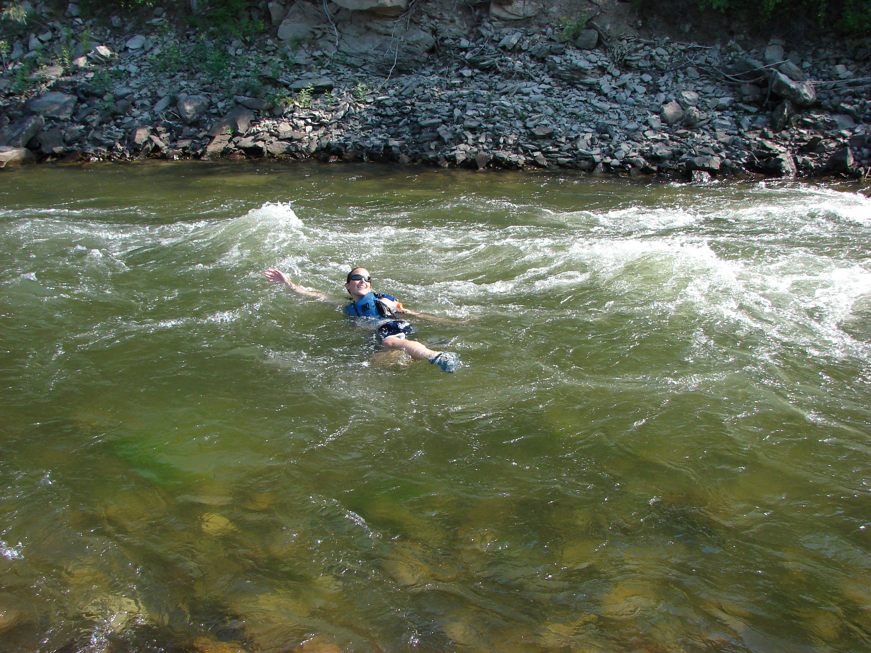 After floating down a few times, we all felt cool and refreshed.