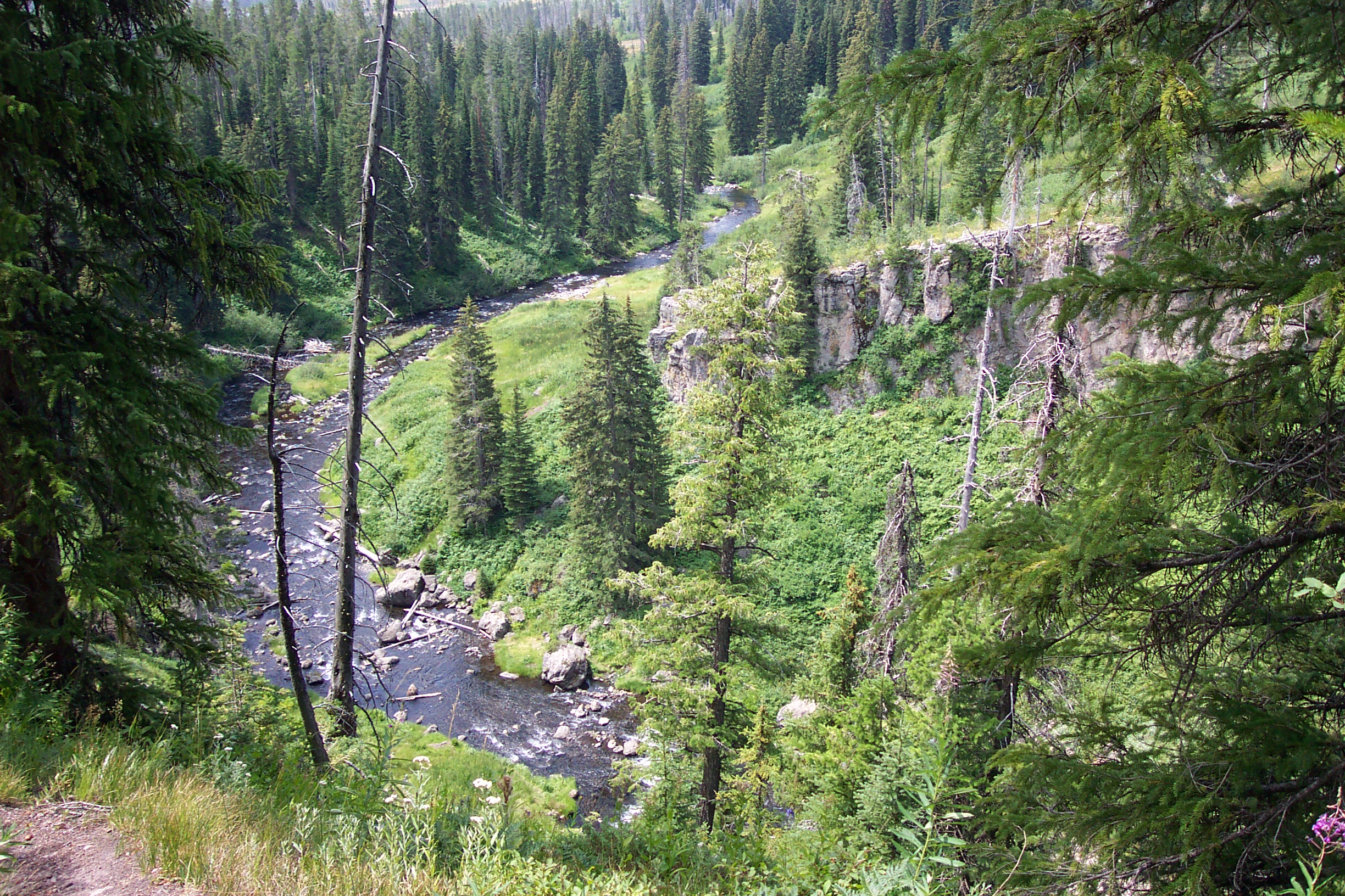 This is downstream of our destination.