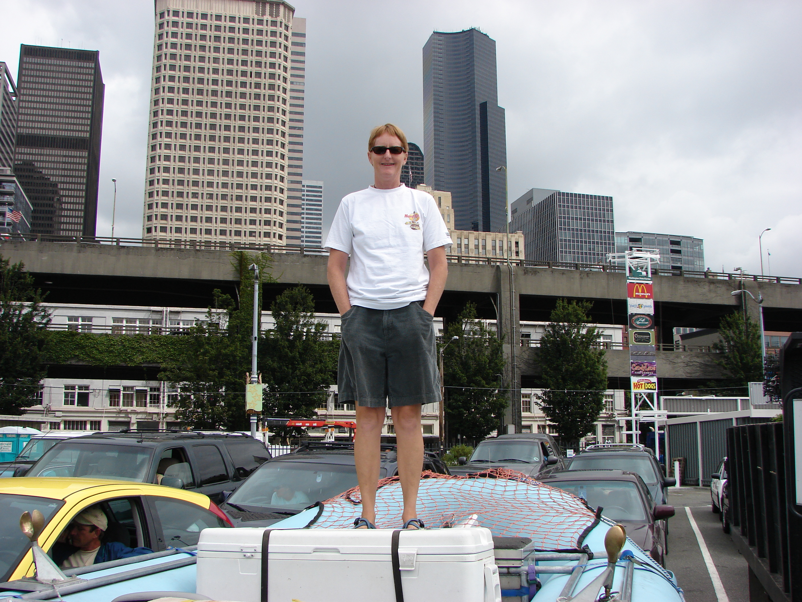 By the time we reached the Bainbridge Island Ferry in Seattle, we were really excited!