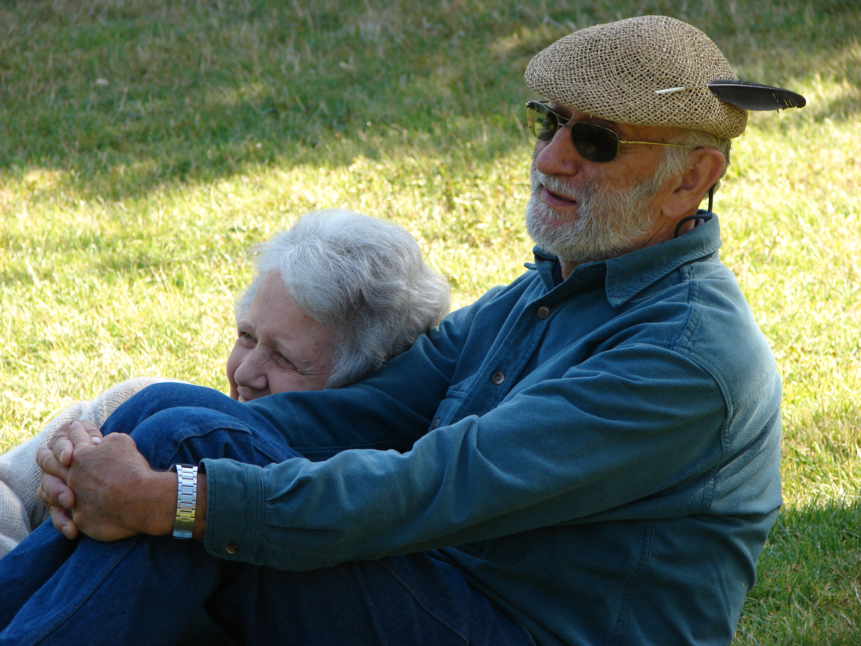 Judy and Rob watch the wedding rehearsal.