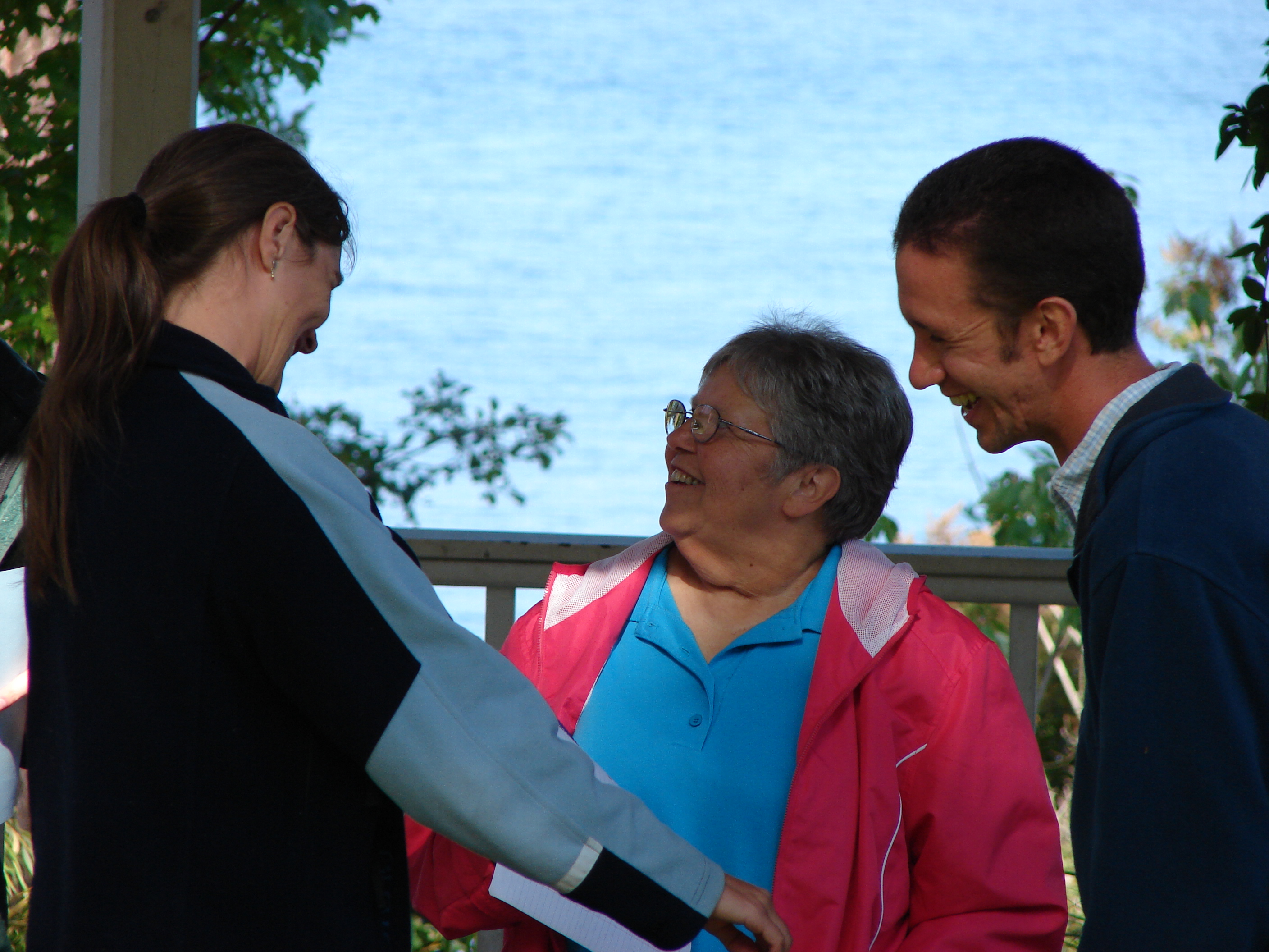 Susan is the Potowatomi officiant and a special friend of Lindsay's.