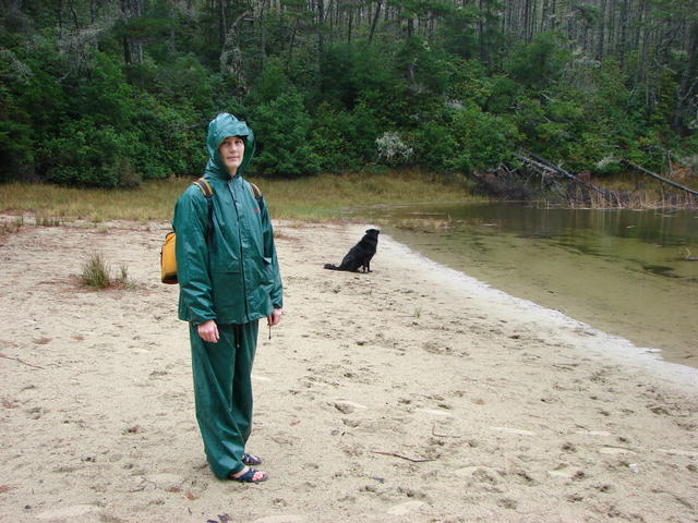 We hike to Three-Mile Lake with Ellie.