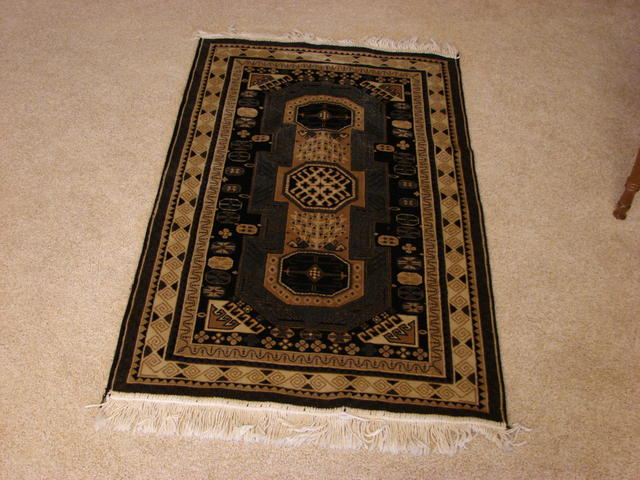 I bought this rug in Morocco.  I think it cost around $150.