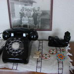 Picture of my dad's family by the house I remember visiting outside Washington, OK