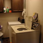 Washer and dryer.