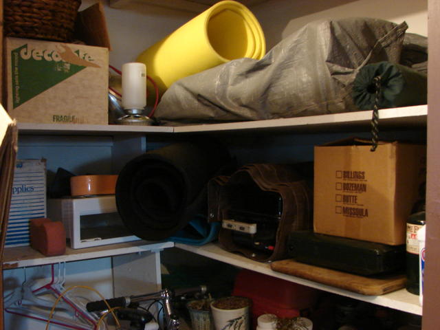 camping stuff--some of it is LW's