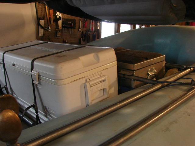 My big ice chest and dry box