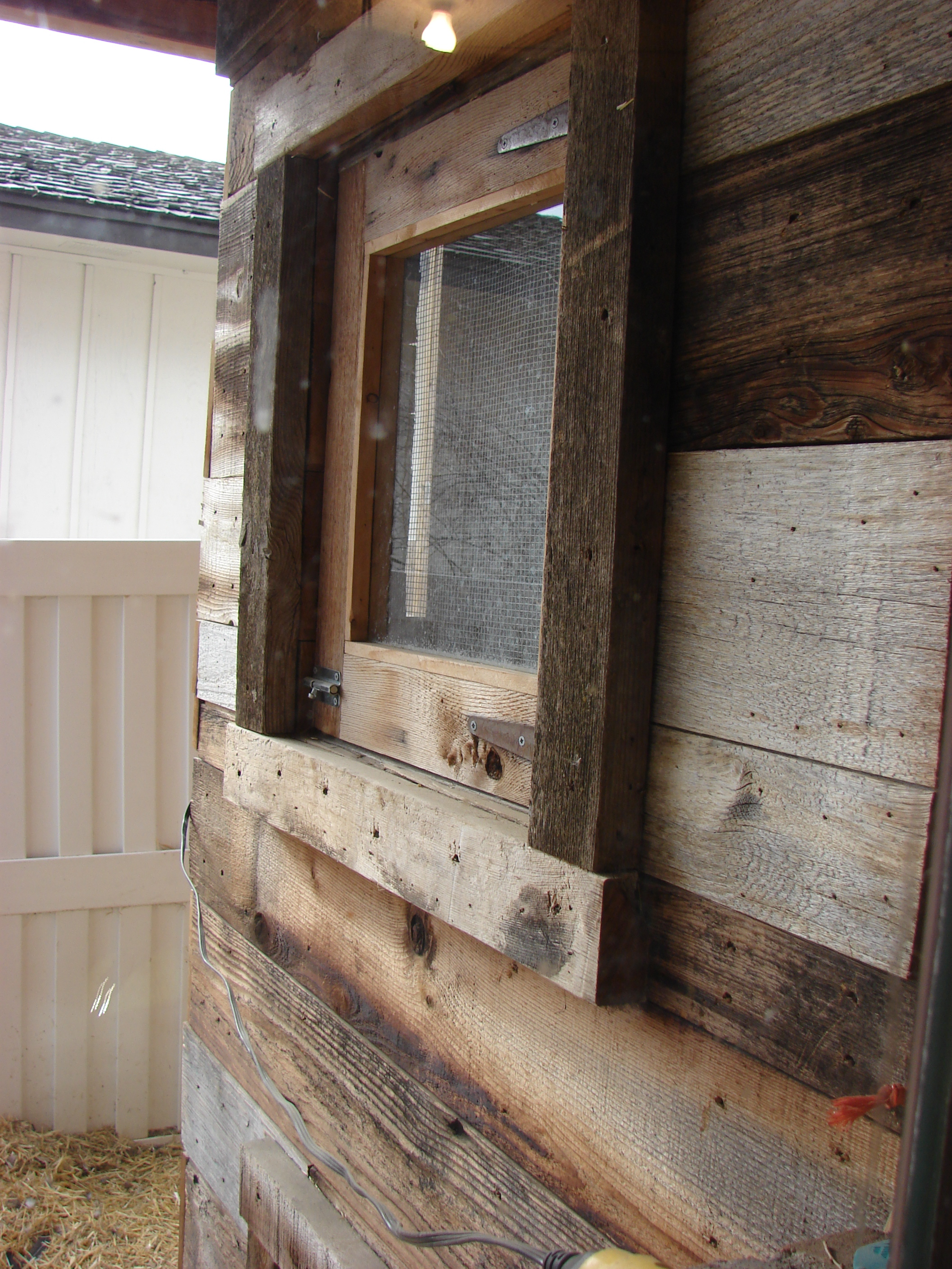 Chicken coop built by Alan Bressler