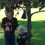 Of course, June and Matteo had to ring the wind chime.