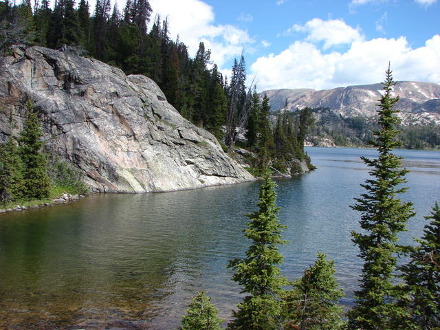 We've almost finished the hike around Beauty Lake.