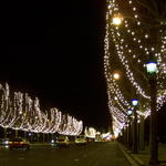 We're walking down the Champs Elysees on New Years Eve!