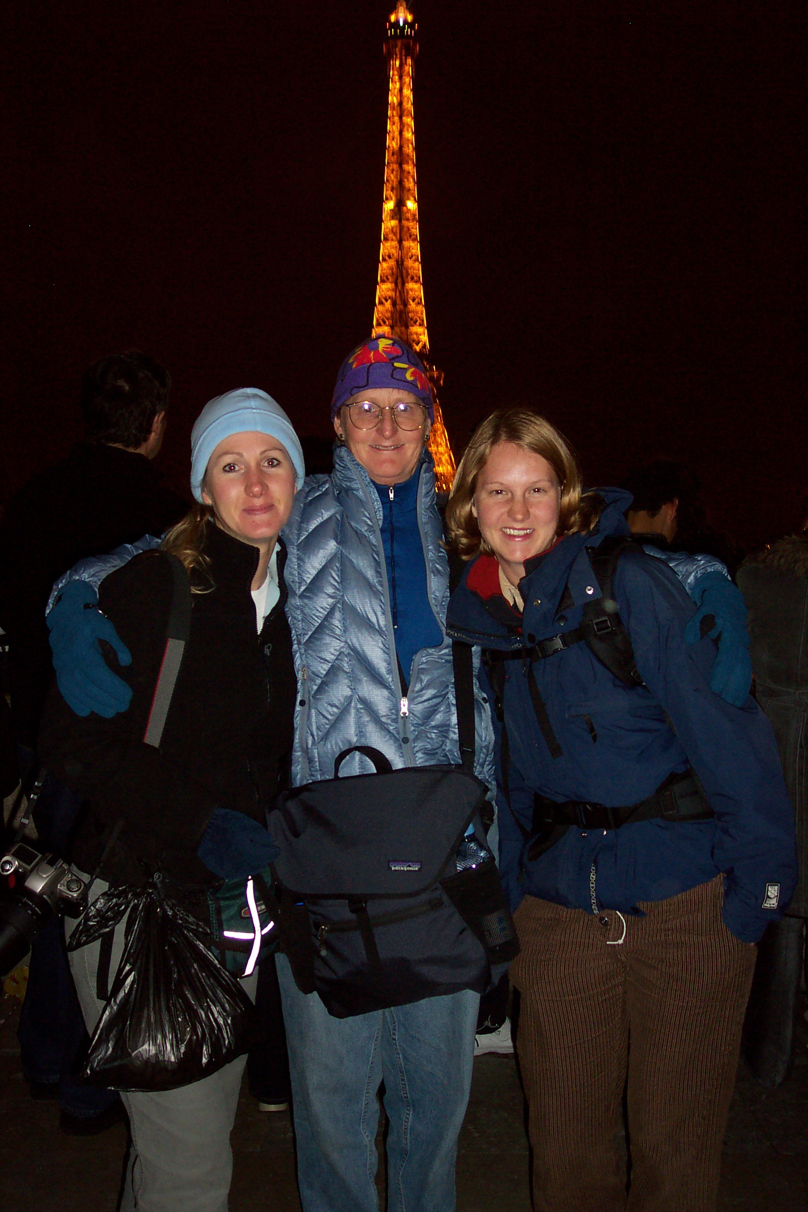 I took pictures of the others with the Eiffel Tower sprouting from their heads.