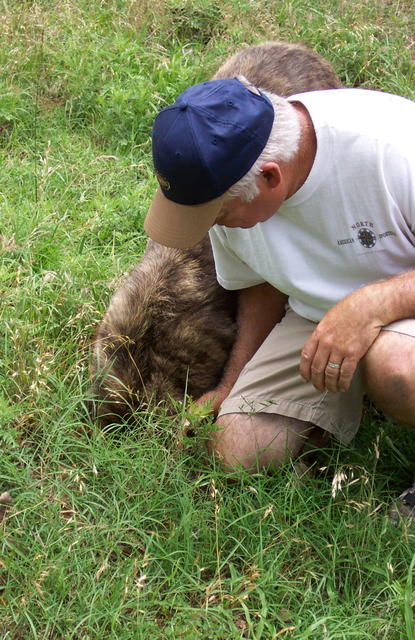 Ron and Fred make a great gopher-catching team.