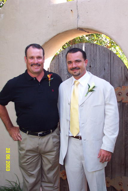 Brad with his Dad, Bob Stahlheber