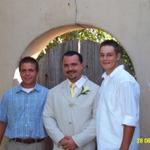 Brad with his brothers Scott Brown and Daniel Stahlheber