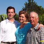 Ron with his son and daughter-in-law, Mike and Amanda 
