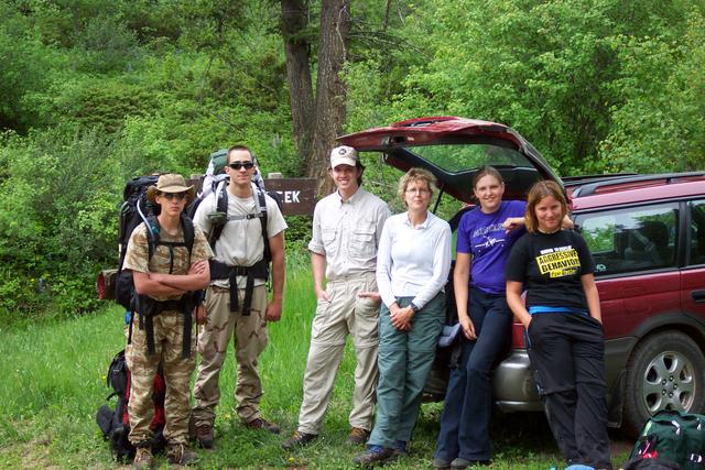 Later in June, Morgan took us backpacking in the Pryors.