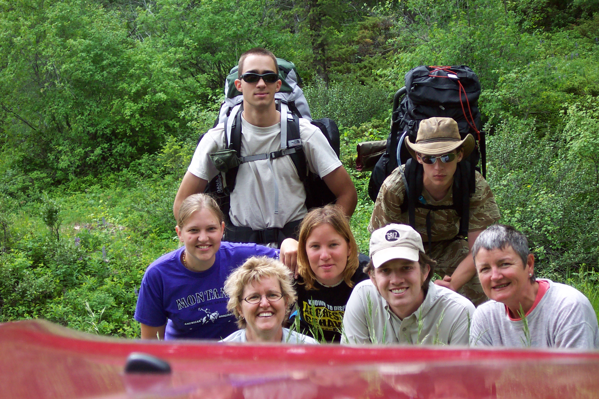 We had to pose at the trailhead.